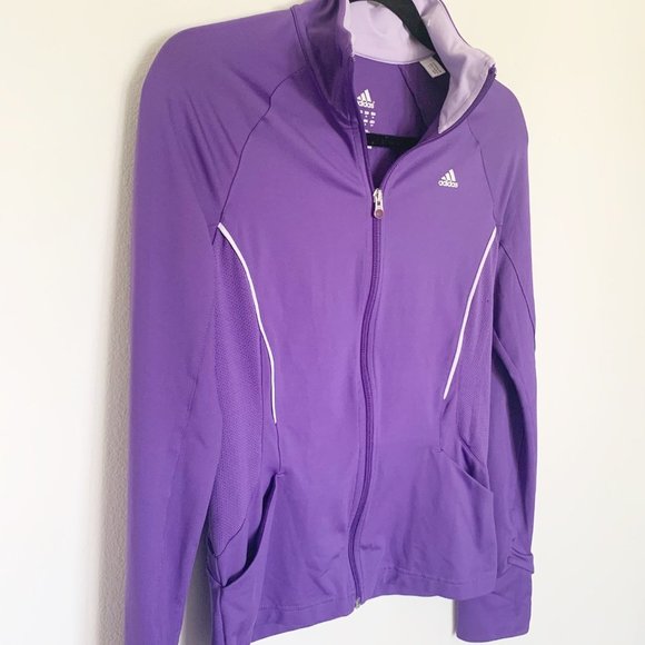Adidas Climalite Zip Up Athletic Jacket - Picture 2 of 5